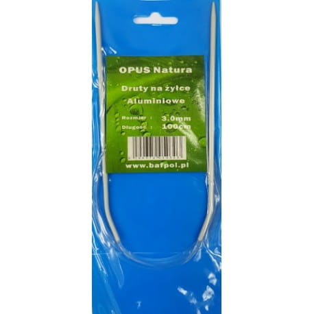 Druty na żyłce Opus Natura Aluminiowe 3mm