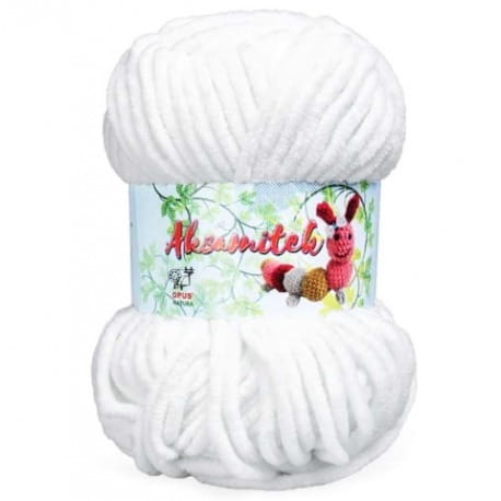 Aksamitek Opus 150 biały