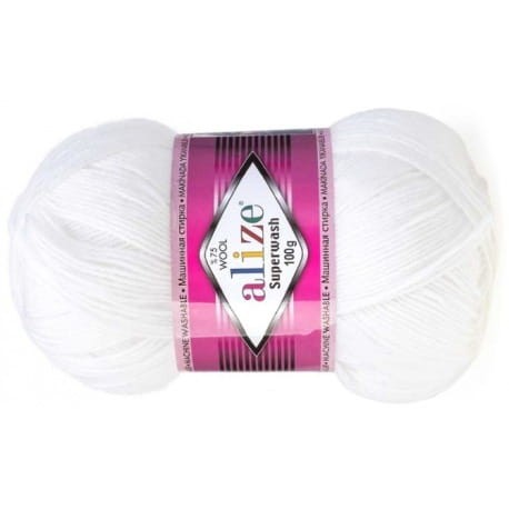 Alize Superwash 55 biały