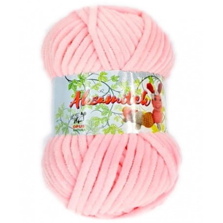Aksamitek Opus 1803 pastelowy różowy