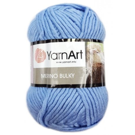 YarnArt Merino Bulky 3042 jasny niebieski
