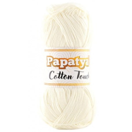 Papatya Cotton Touch 010 biały (50g)