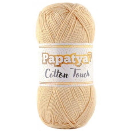Papatya Cotton Touch 120 beżowy (50g)