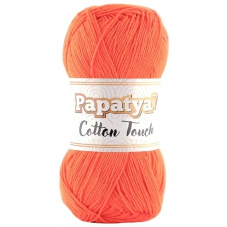 Papatya Cotton Touch 940 pomarańczowy (50g)