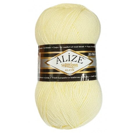 Alize Superlana Klasik 01 kremowy