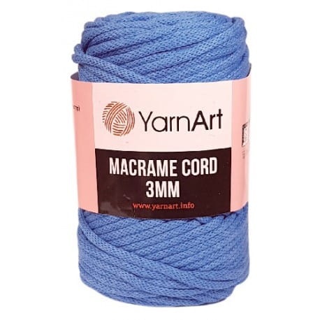 YarnArt Macrame Cord 3mm 786 niebieski