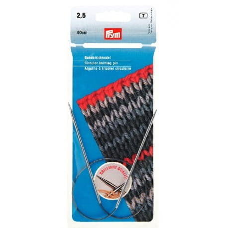 Druty na żyłce Prym 2.5mm/40cm