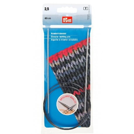 Druty na żyłce Prym 2.5mm/80cm