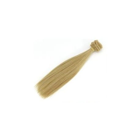 Włosy dla lalek 22 cm PROSTE jasny blond
