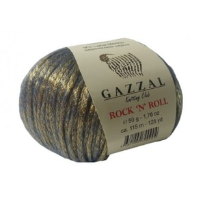 ROCK 'N' ROLL Gazzal 13184 niebieski ze złotem