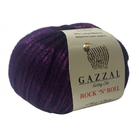 ROCK 'N' ROLL Gazzal 13911 metaliczny fiolet biskupi