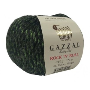 ROCK 'N' ROLL Gazzal 13957 melanż zielono czarny