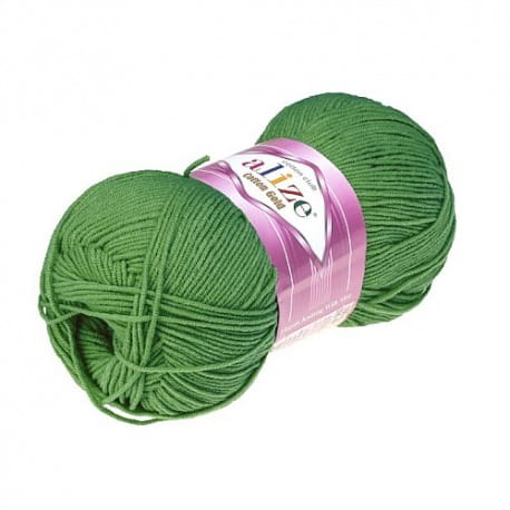 Alize Cotton Gold 35 ciemny zielony