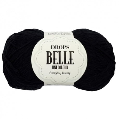 DROPS Belle 08 czarny