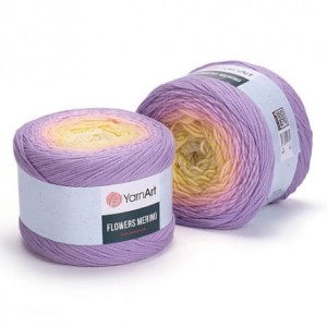 Flowers Merino Yarn Art 545