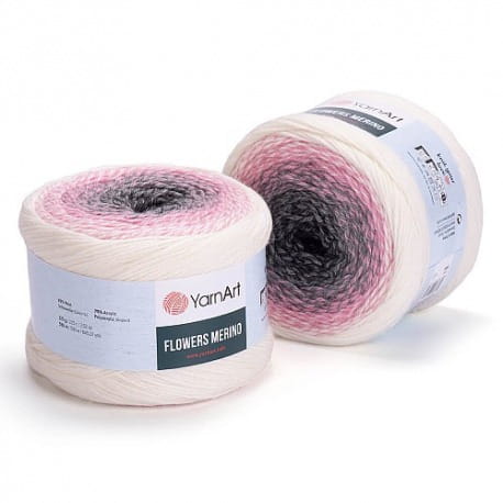 Flowers Merino Yarn Art 546
