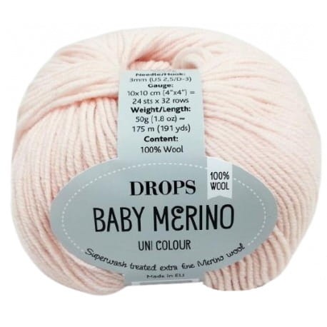 Drops Baby Merino 44 jasny łososiowy