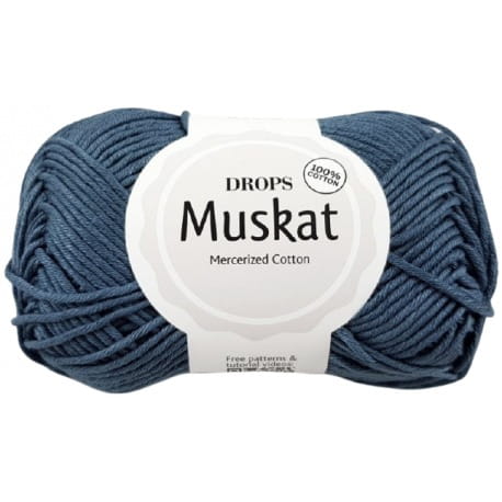Drops Muskat 36 ciemny jeans
