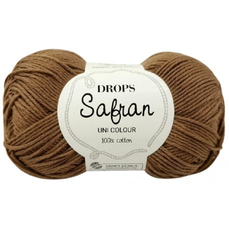 DROPS Safran 22 karmelowy brąz
