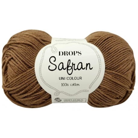 DROPS Safran 22 karmelowy brąz