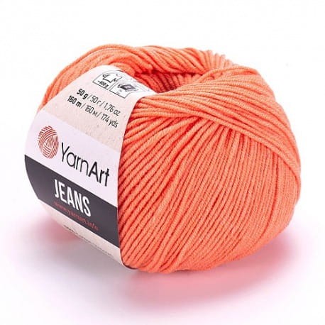 YarnArt Jeans 23 pomarańczowy