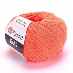 YarnArt Jeans 61 koralowy