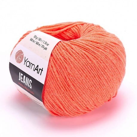 YarnArt Jeans 61 koralowy