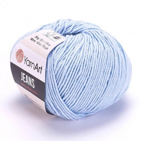 YarnArt Jeans 75 pastelowy błękit