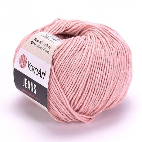 YarnArt Jeans 83 brudny róż