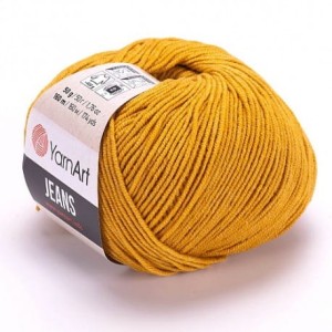 YarnArt Jeans 84 musztardowy