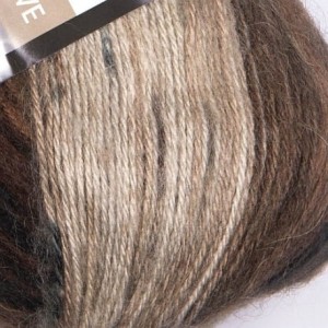 YarnArt Angora Active 849 beżowo czekoladowy