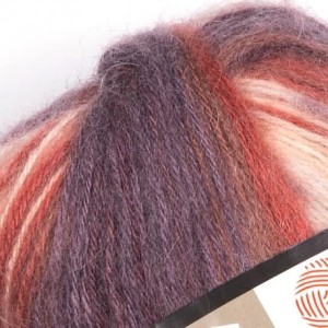 YarnArt Angora Active 851 rudy i brązowy