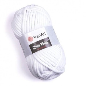 YarnArt Cord Yarn 751 biały