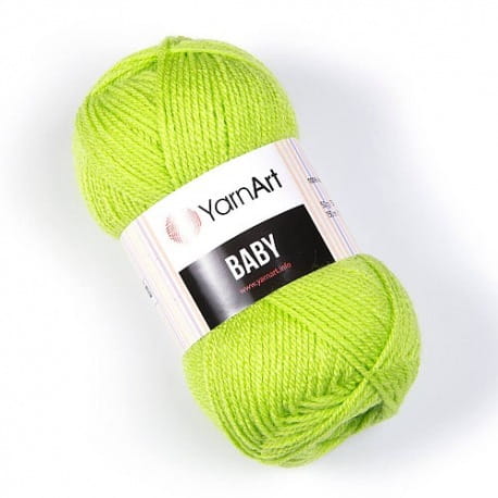YarnArt Baby 13854 limonkowy