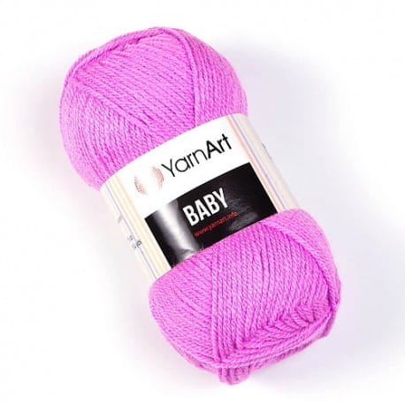 YarnArt Baby 635 lila róż