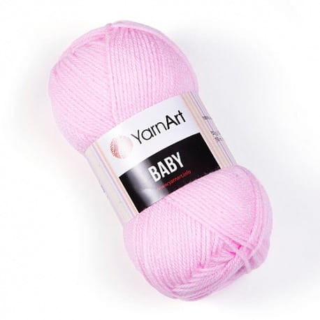 YarnArt Baby 649 pudrowy róż