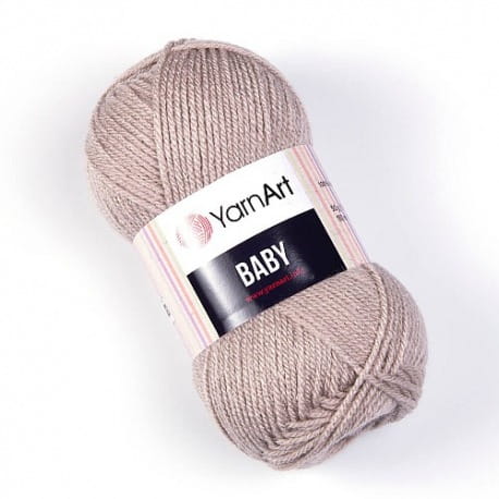 YarnArt Baby 857 szaro beżowy