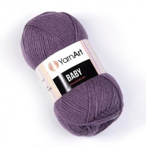 YarnArt Baby 852 ciemny wrzos