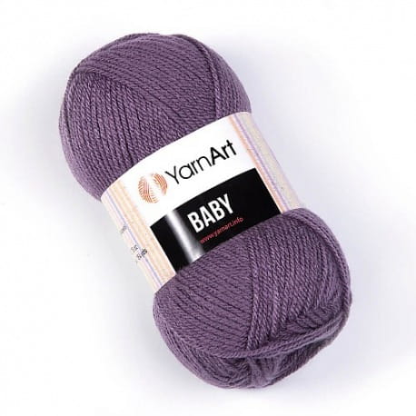 YarnArt Baby 852 ciemny wrzos