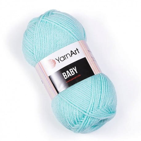 YarnArt Baby 856 lodowy błękit