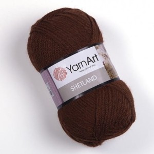 YarnArt Shetland 520 brązowy