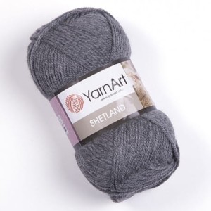 YarnArt Shetland 531 ciemny szary