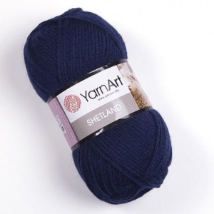 YarnArt Shetland 534 ciemny granatowy