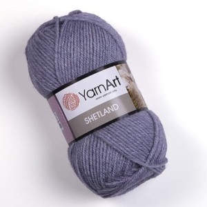 YarnArt Shetland 515 fioletowo szary