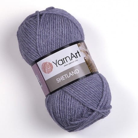 YarnArt Shetland 515 fioletowo szary