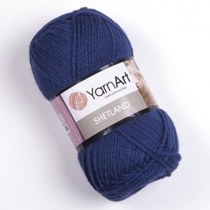 YarnArt Shetland 528 granatowy