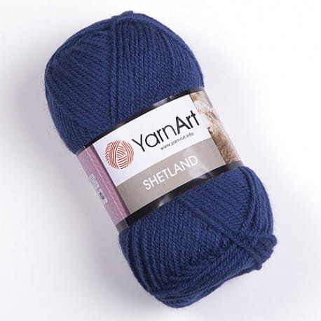YarnArt Shetland 528 granatowy