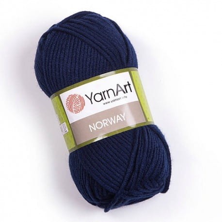 YarnArt Norway 227 granatowy