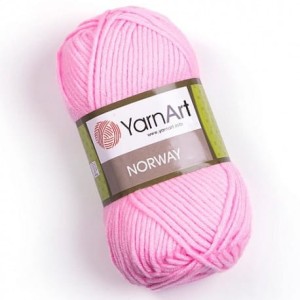 YarnArt Norway 20 pastelowy różowy