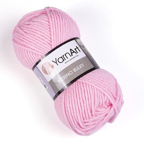 YarnArt Merino Bulky 217 pastelowy róż